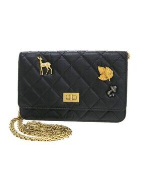 Chanel Chain Wallet Black